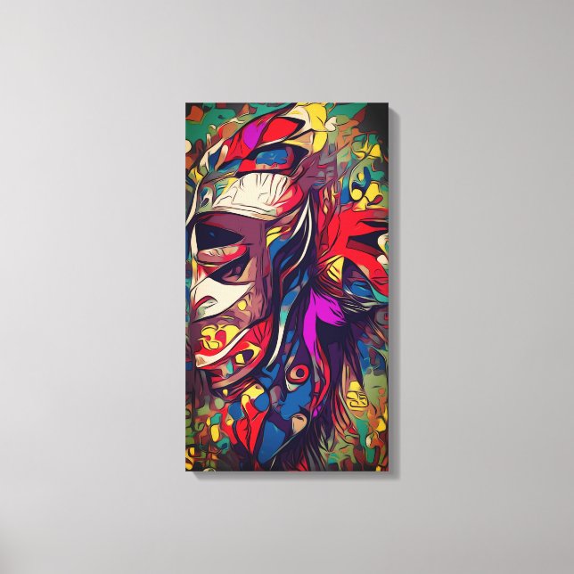 Mask Canvas Print (Front)