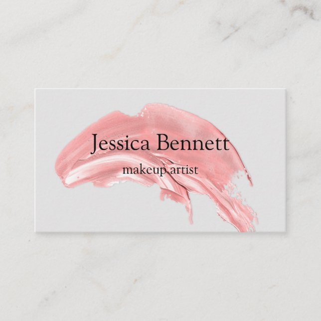 mask cosmetic lip business card (Front)