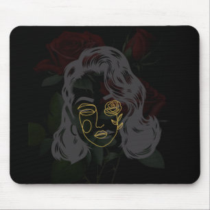 Mask  mouse pad
