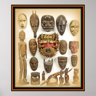 Mask of Africa Poster