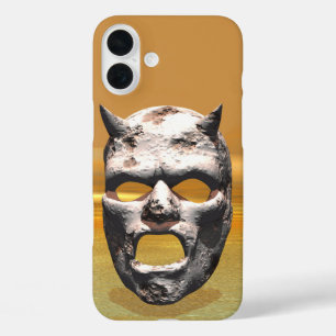 Mask of Stone iPhone 16 Plus Case