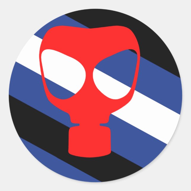 Mask Pride Flag Classic Round Sticker (Front)