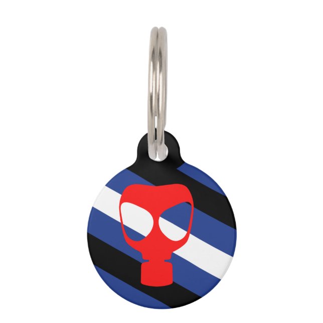 Mask Pride Flag Pet Tag (Front)