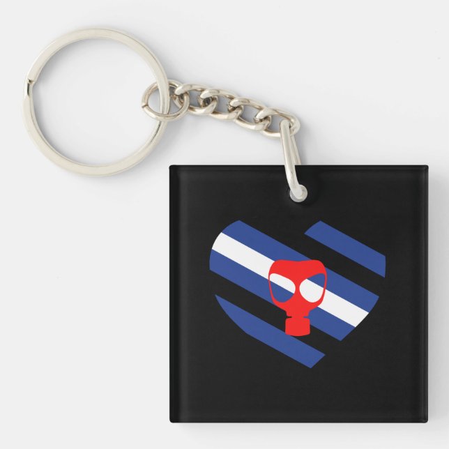 Mask Pride Key Ring (Front)