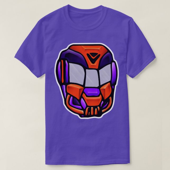 MASK ROBOT HERO T-Shirt (Design Front)