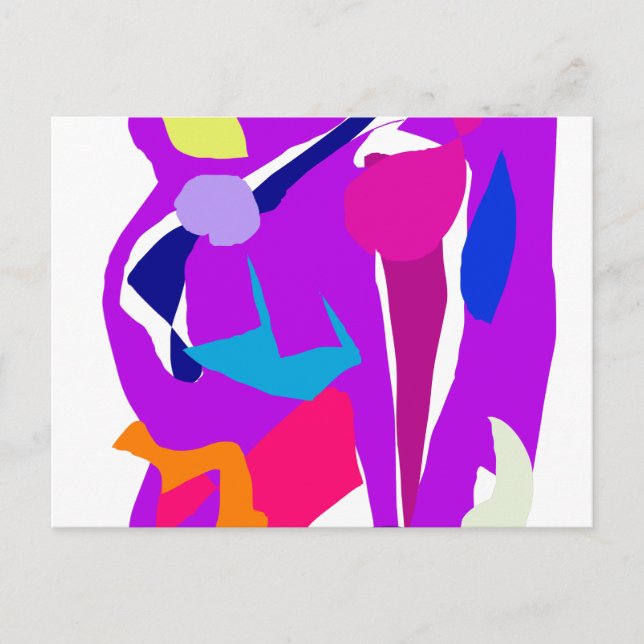 Mask Scrupulous Vice Virtue Novel Bat Postcard (Front)