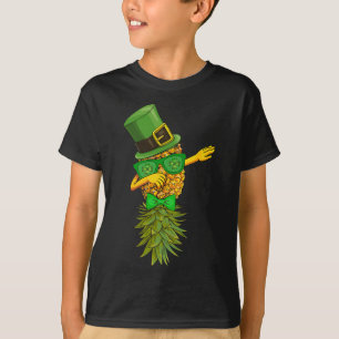 Mask Swinger Upside Down Funny Pineapple St Patric T-Shirt