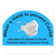Mask to prevent Covid since sanitising doesn't