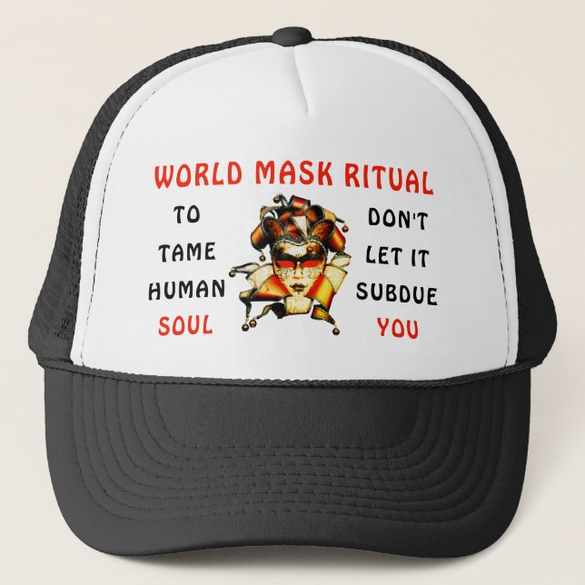 Mask Trucker Hat (Front)