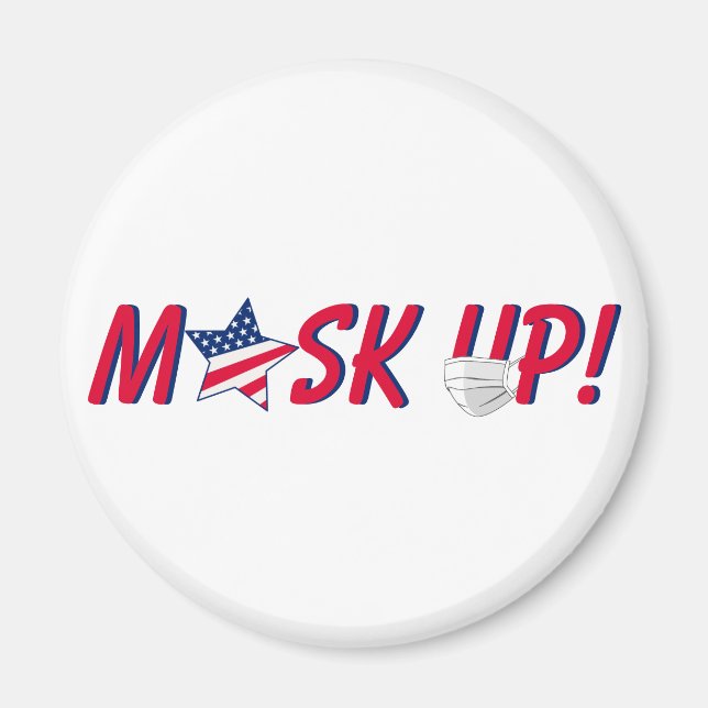 Mask Up! - America Magnet (Front)