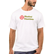 Masked Emotions Artistic Face Expression Tee