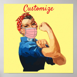 Masked Female Empowerment Thunder_Cove  Poster