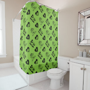 MASKED LOVE SHOWER CURTAIN
