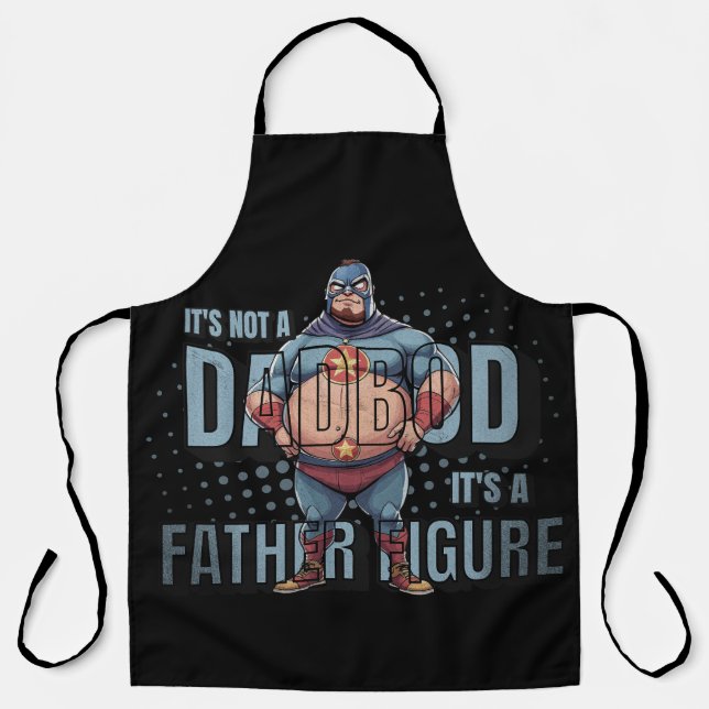 Masked Marvel Dad: The Ultimate Father Figure! Apron (Front)