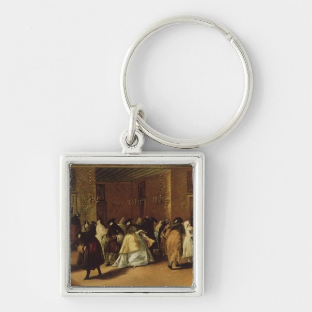 Masked Meeting Key Ring (Front)
