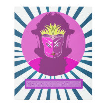 Masked nation wall art