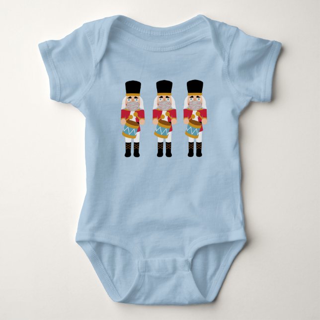 Masked Nutcracker Baby Bodysuit (Front)