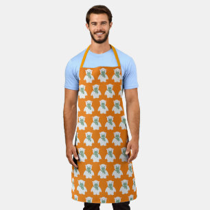 Masked Polar Bear Apron