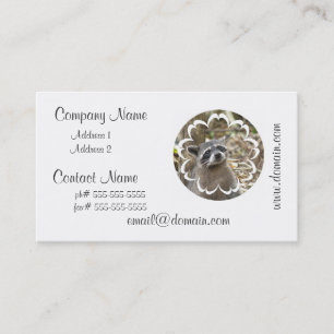 Masked Racoon Business Card