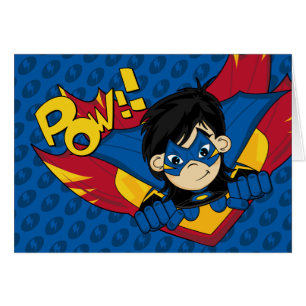 Masked Superhero Card