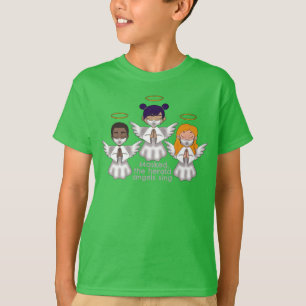 Masked, the herald angels sing, option 2 t-shirt