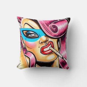 Masked Vixen Cushion