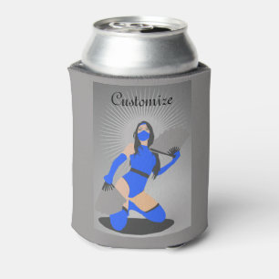 Masked Warrior Princess Thunder_Cove Can Cooler