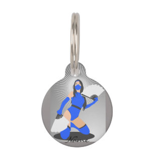 Masked Warrior Princess Thunder_Cove Pet Tag