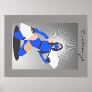 Masked Warrior Princess Thunder_Cove Poster