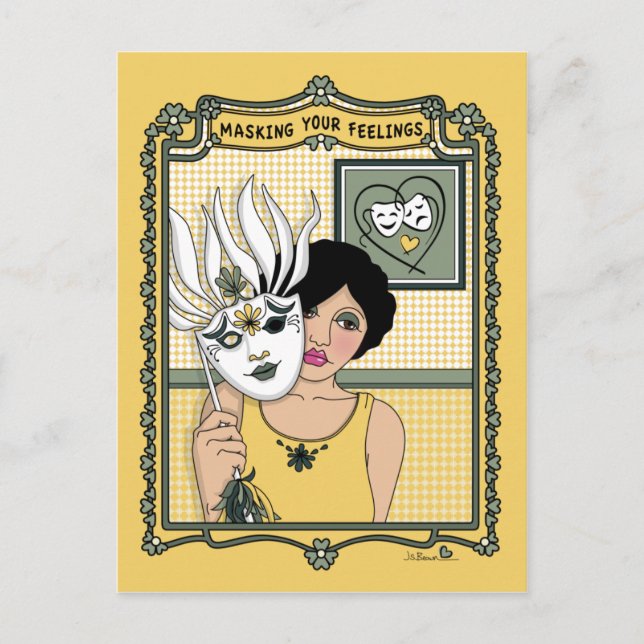 Masking Your Feelings_C_ Postcard (Front)