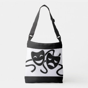 Masks of Drama Crossbody Bag