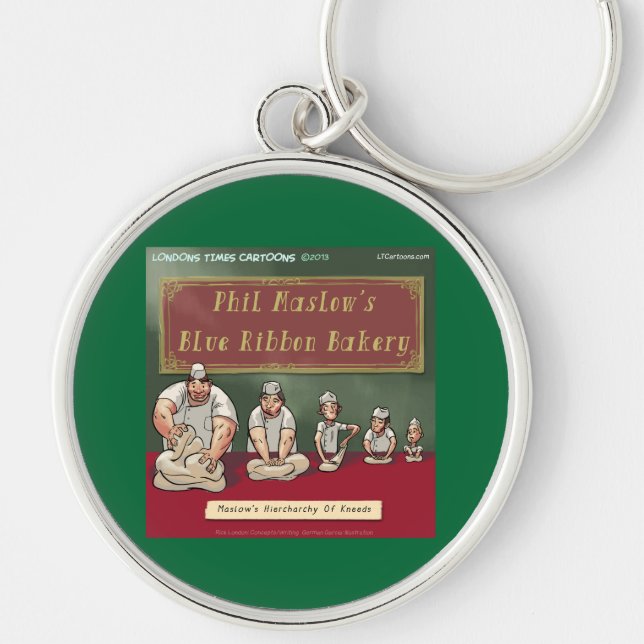 Maslows Bakers Heirchachy Key Ring (Front)