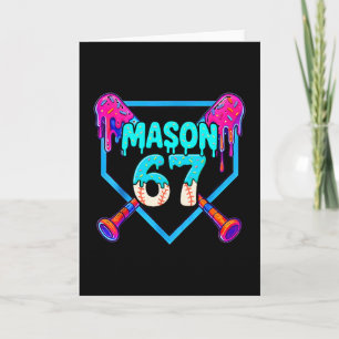 Mason 67 Funny Ice Cream Drip Sell Meme Design  Card