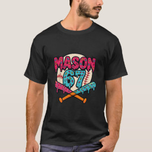 Mason 67 Funny Ice Cream Drip Sell Meme Graphic T-Shirt