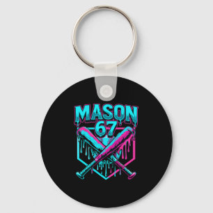 Mason 67 Funny Ice Cream Drip Sell Meme Graphics  Key Ring