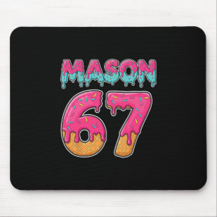 Mason 67 Funny Ice Cream Six Seven Meme Men Women Mouse Pad