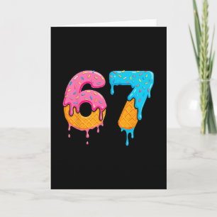 Mason 67 Ice Cream Drip Meme Six Seven  Card