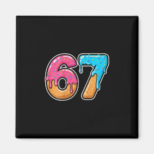 Mason 67 Ice Cream Drip Meme Six Seven Funny (on C Magnet