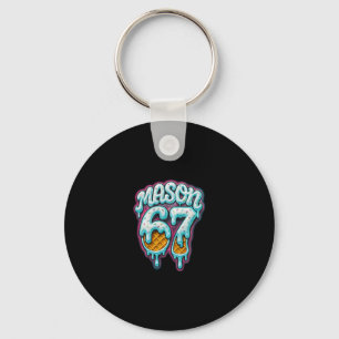 Mason 67 Ice Cream Drip Six Seven Meme 6 7 Teen Bo Key Ring