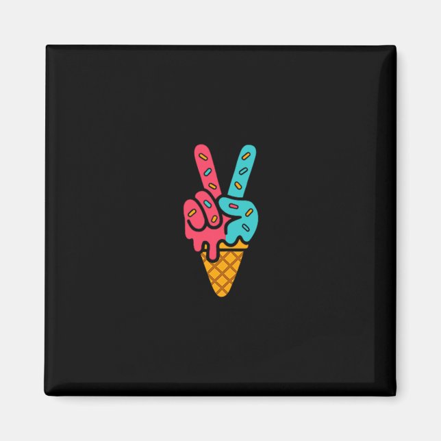 Mason 67 Ice Cream Halloween Funny Six Seven Meme  Magnet (Front)