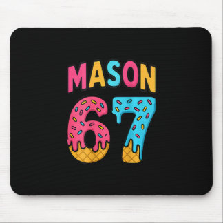 Mason 67 Ice Cream Meme Funny Six Seven (on Ck) Mouse Pad