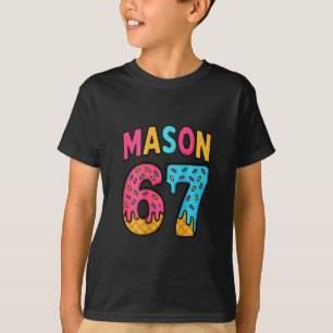 Mason 67 Ice Cream Meme Funny Six Seven (on Ck)  T-Shirt