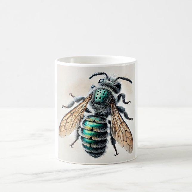 Mason Bee 161024IREF237 - Watercolor Coffee Mug (Center)
