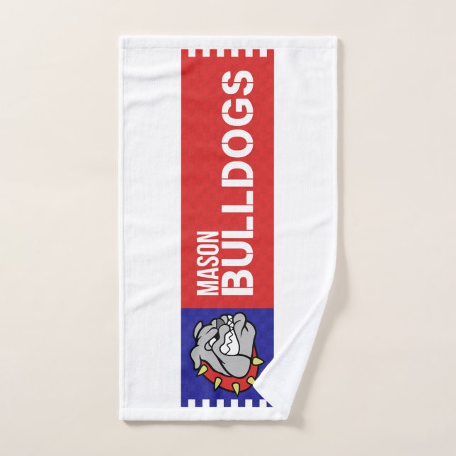 Mason Bulldogs #2 Hand Towel (Hand Towel)