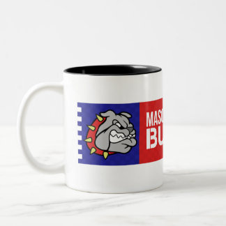 Mason Bulldogs #2 Two-Tone Coffee Mug