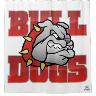 Mason Bulldogs #5 Shower Curtain