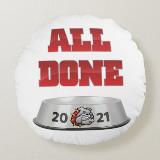 Mason Bulldogs #7 Round Cushion