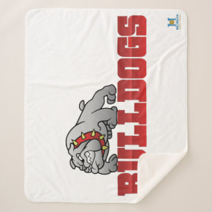 Mason Bulldogs #8 Sherpa Blanket