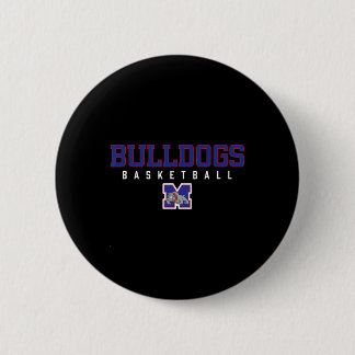 Mason Bulldogs Logo Sketll Hs 6 Cm Round Badge