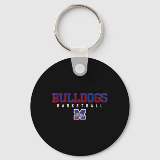 Mason Bulldogs Logo Sketll Hs Key Ring